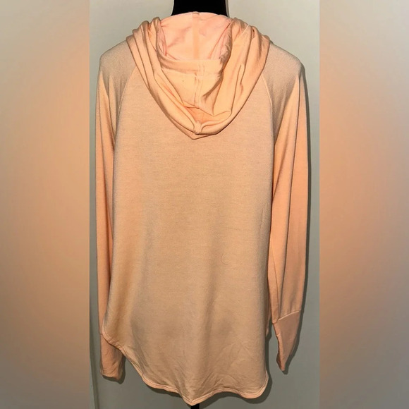 Athletic Works Women’s Athleisure Mock Neck Hoodie In Orange - Size M - Picture 5 of 6